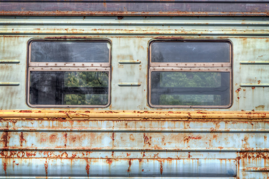 Yaniv - Chornobyl's railroad graveyard.