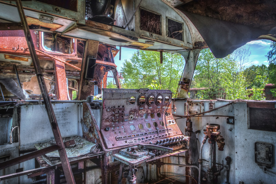 Yaniv - Chornobyl's railroad graveyard.