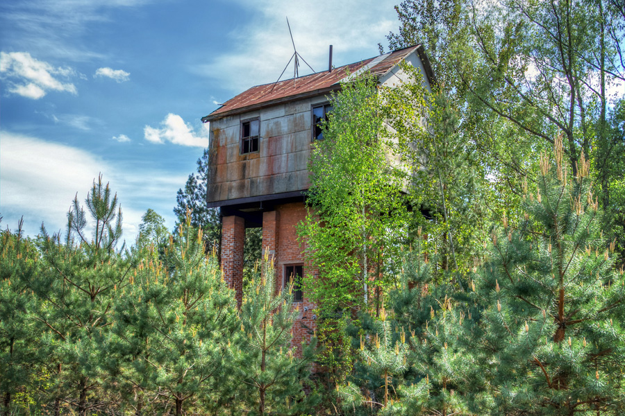 Yaniv - Chornobyl's railroad graveyard.