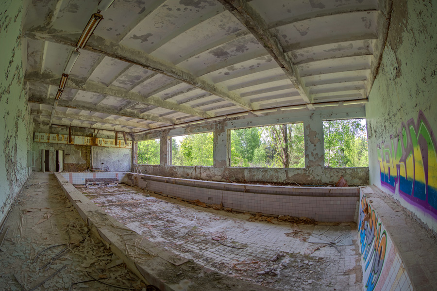 Abandoned scenes in Pripyat