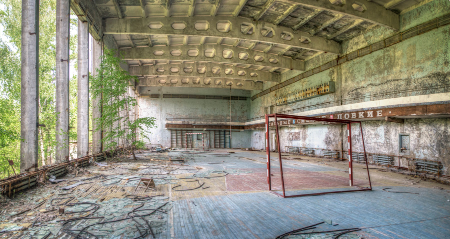 Abandoned scenes in Pripyat