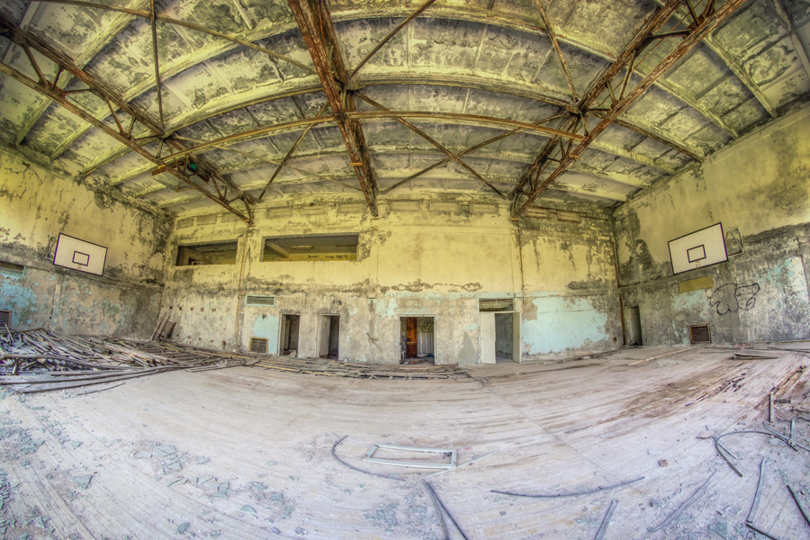 Abandoned scenes in Pripyat