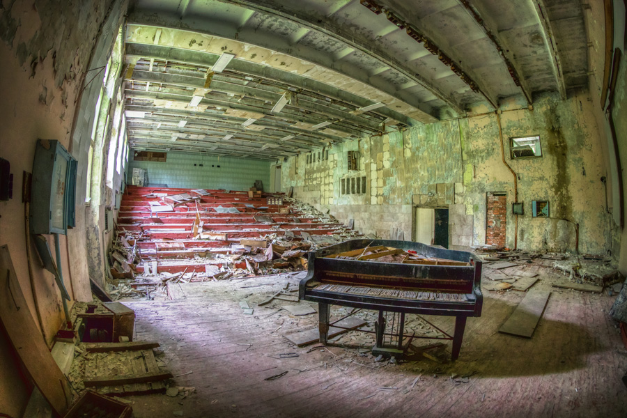 Abandoned scenes in Pripyat