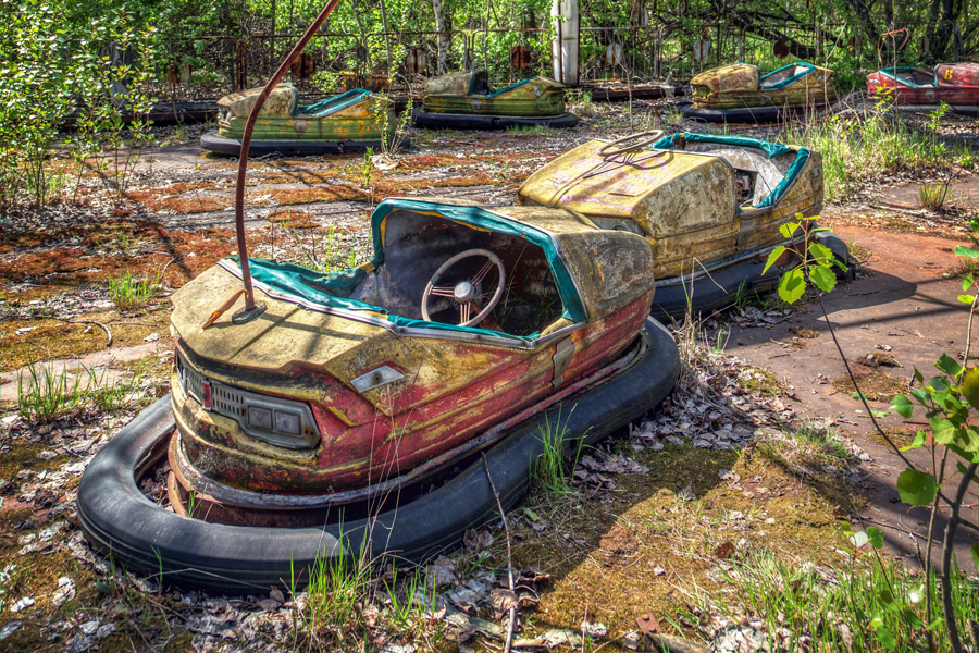 Abandoned scenes in Pripyat