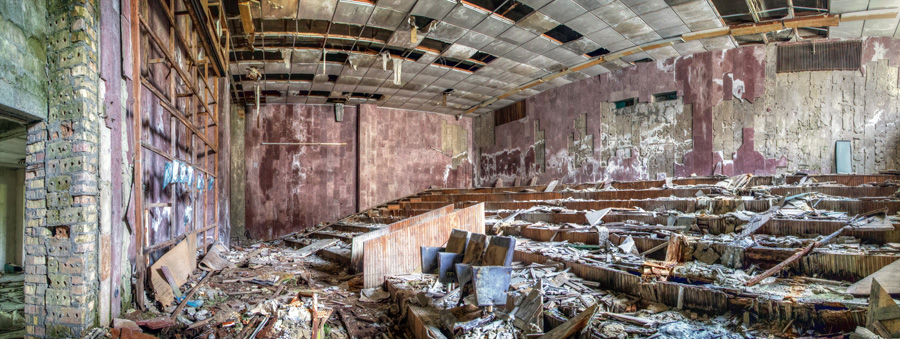 Abandoned scenes in Pripyat