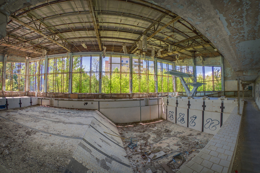 Abandoned scenes in Pripyat